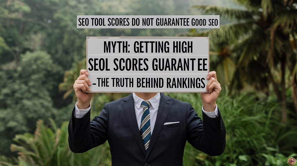 Myth: Getting High SEO Tool Scores Guarantee Good SEO 1008x565